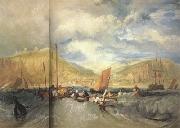 Joseph Mallord William Turner Hastings:Deep-sea fishing (mk31) oil painting on canvas